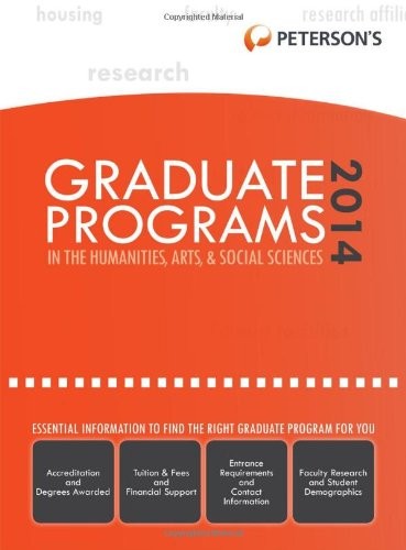 Graduate Programs in the Humanities, Arts & Social Sciences 2014