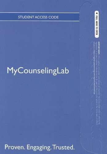NEW MyCounselingLab with Pearson eText -- Standalone Access Card -- for Counseling