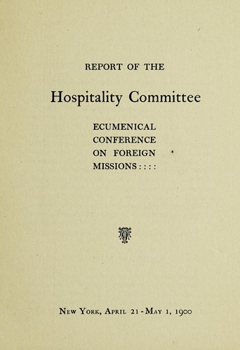 Report of the Hospitality Committee
