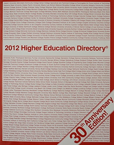 Higher Education Directory, 2012