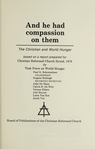 And he had compassion on them
