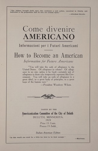 Come divenire americano