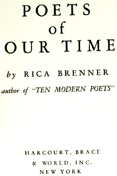 Poets of our time