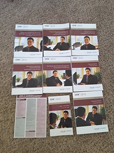 By Kaplan 2012 CFA LEVEL 1 SCHWESER PRACTICE EXAM+QUICKSHEET   [Paperback]