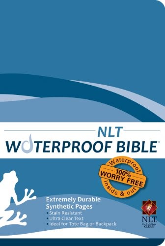 Waterproof Bible - NLT - Blue