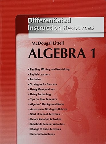 Holt McDougal Larson Algebra 1