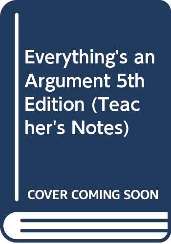 Everything's an Argument, 5th Edition