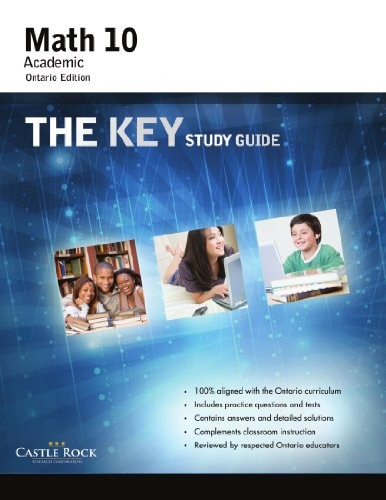 The Key Study Guide Math 10 Academic