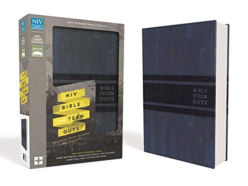 NIV, Bible for Teen Guys, Leathersoft, Blue