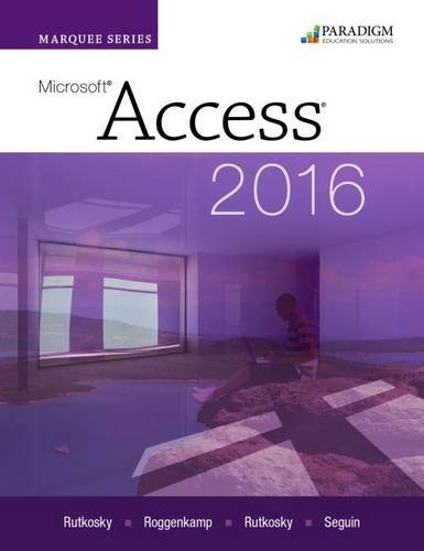 Marquee Series : Microsoft Access 2016