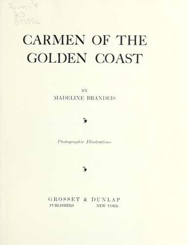 Carmen of the Golden coast