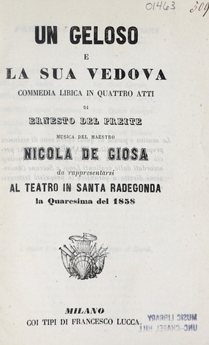 Un geloso e la sua vedova