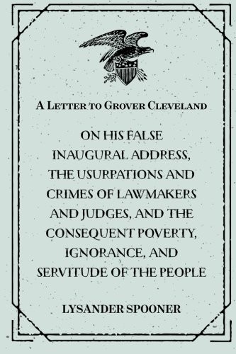 A Letter to Grover Cleveland