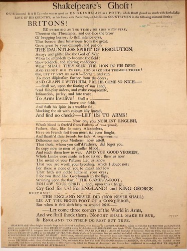 Shakespeare's ghost!