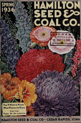 Hamilton's 1936 home and garden catalogue / Hamilton Seed and Coal Co