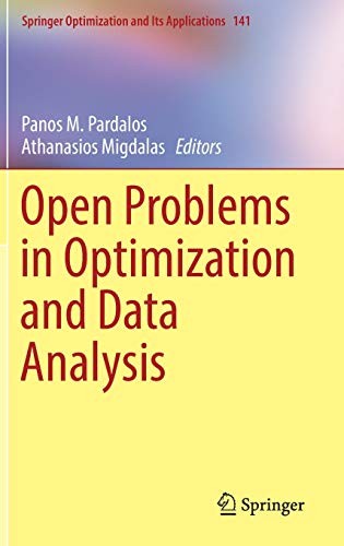Open Problems in Optimization and Data Analysis
