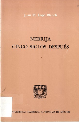Nebrija cinco siglos después