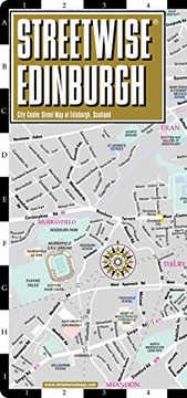 Streetwise Edinburgh Map - Laminated City Center Street Map of Edinburgh, Scotland