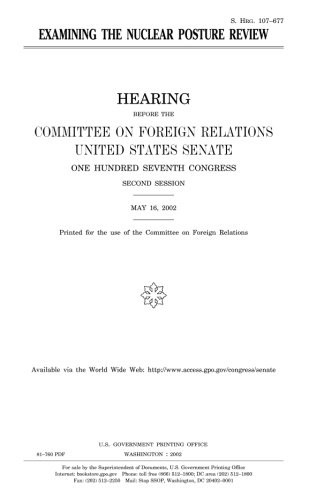 Examining the nuclear posture review