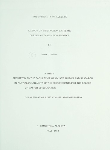 A study of interaction patterns during an evaluation project