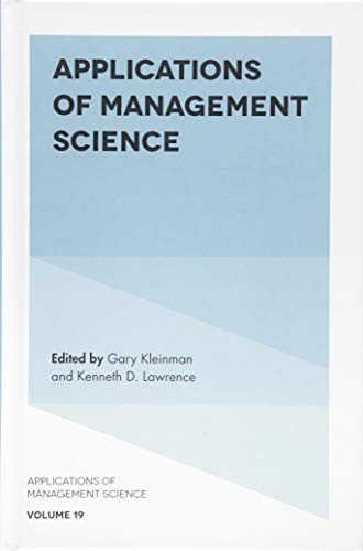 Applications of Management Science