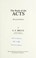 The book of the Acts