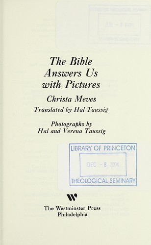 The Bible answers us with pictures