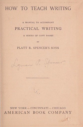 How to teach writing