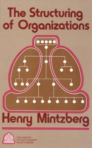 The structuring of organizations