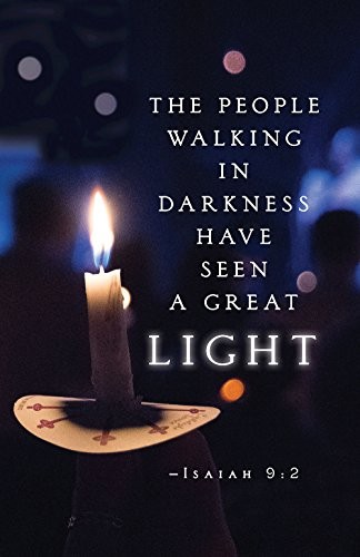 The People Candlelighting Christmas Bulletin
