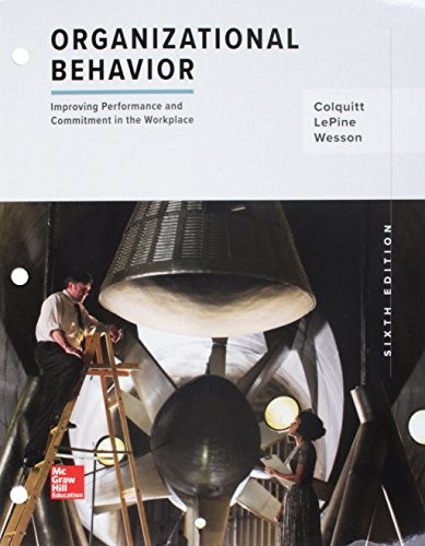 Loose Leaf Organizational Behavior
