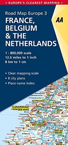 Road Map France, Belgium & The Netherlands