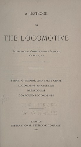 A textbook on the locomotive ...