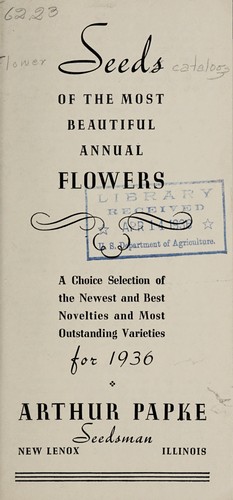 Seeds of the most beautiful annual flowers