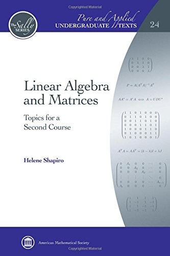 Linear Algebra And Matrices