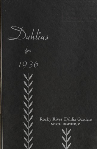 Dahlias for 1936