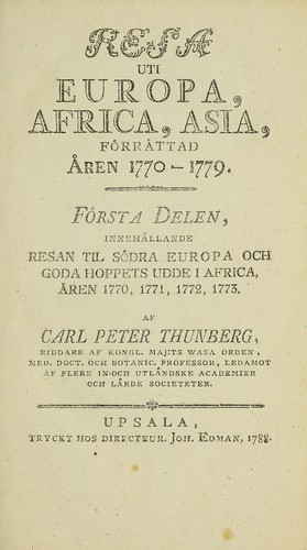 Resa uti Europa, Africa, Asia