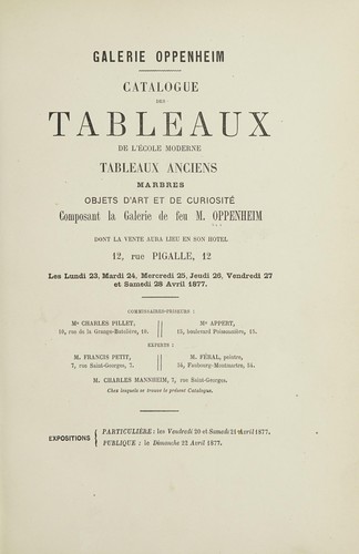 Tableaux de l'école moderne