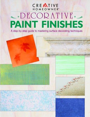 Decorative paint finishes