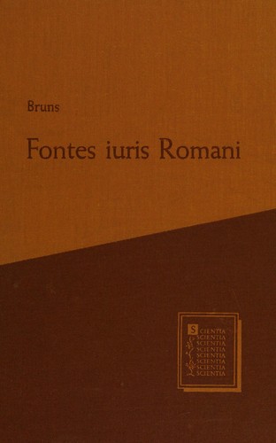 Fontes iuris Romani antiqui