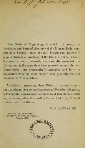 The anatomy, particular and surgical, of the human body