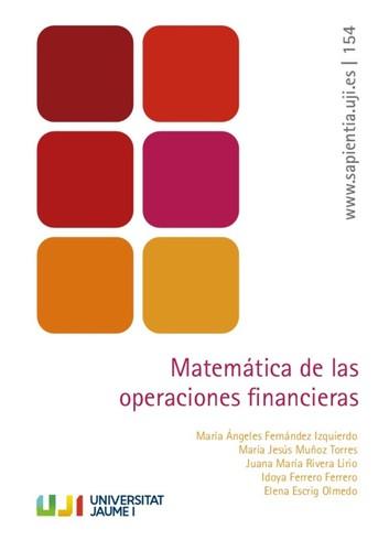 Matemática de las operaciones financieras