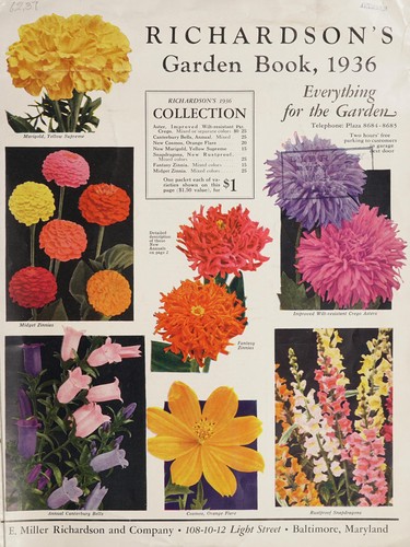 Richardson's garden book, 1936