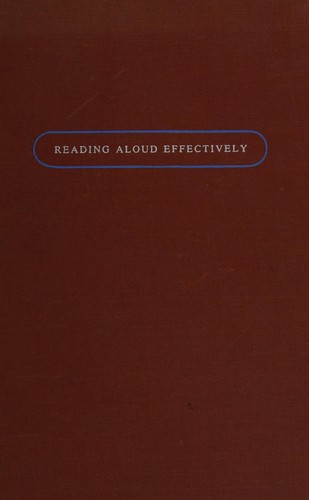Reading aloud effectively