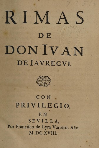 Rimas de Don Ivan de Iavregvi