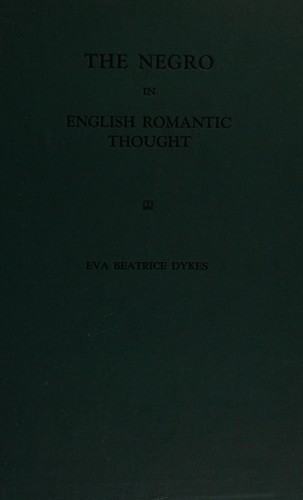 The Negro in English romantic thought