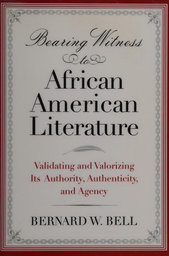 Bearing witness to African American literature