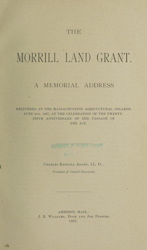 The Morrill land grant