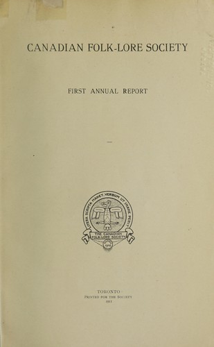 Canadian Folk-Lore Society