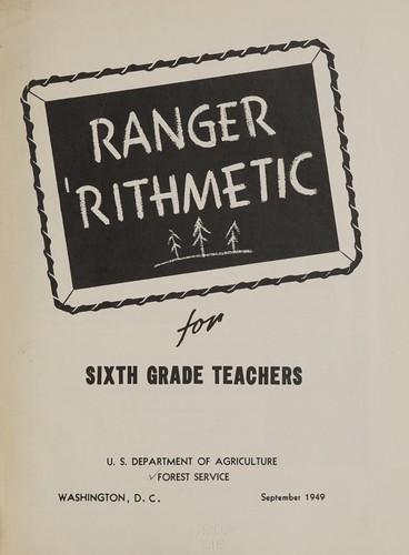 Ranger 'rithmetic for sixth grade teachers